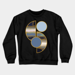 Bright vibrant modern earth tones colors unique original contemporary art 377 Abstract Crewneck Sweatshirt